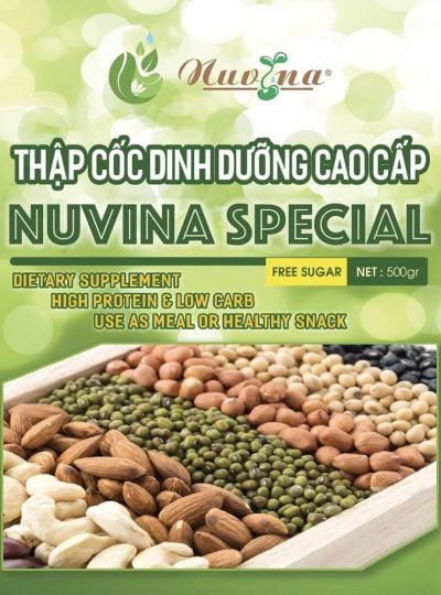 Nuvina Special - Thập cốc dinh dưỡng Cao Cấp - Vị Không Đường
